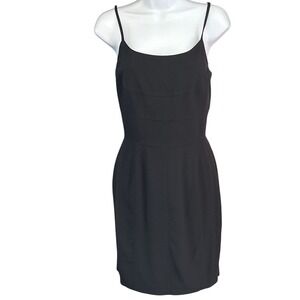Vintage 90s State of Claude Montana Mini Dress Minimalist Quiet Luxury Goth Chic
